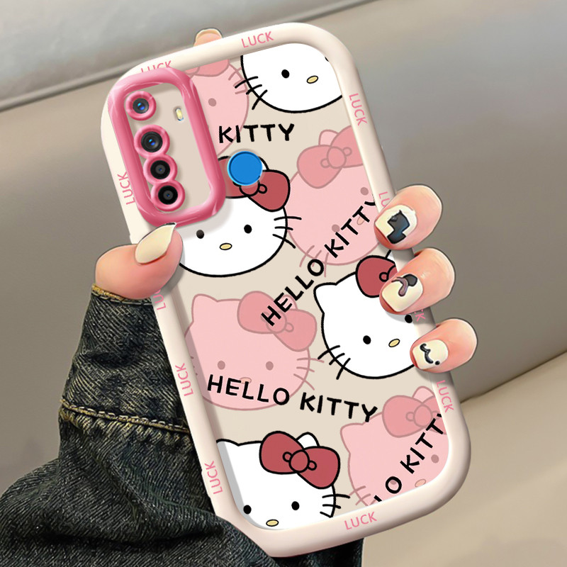 Ốp Lưng Realme 5 5i 5s 6i C3 C3i Narzo 10 Narzo 10A Narzo 20A Ốp SiliconCase Mèo đáng yêu KL0235