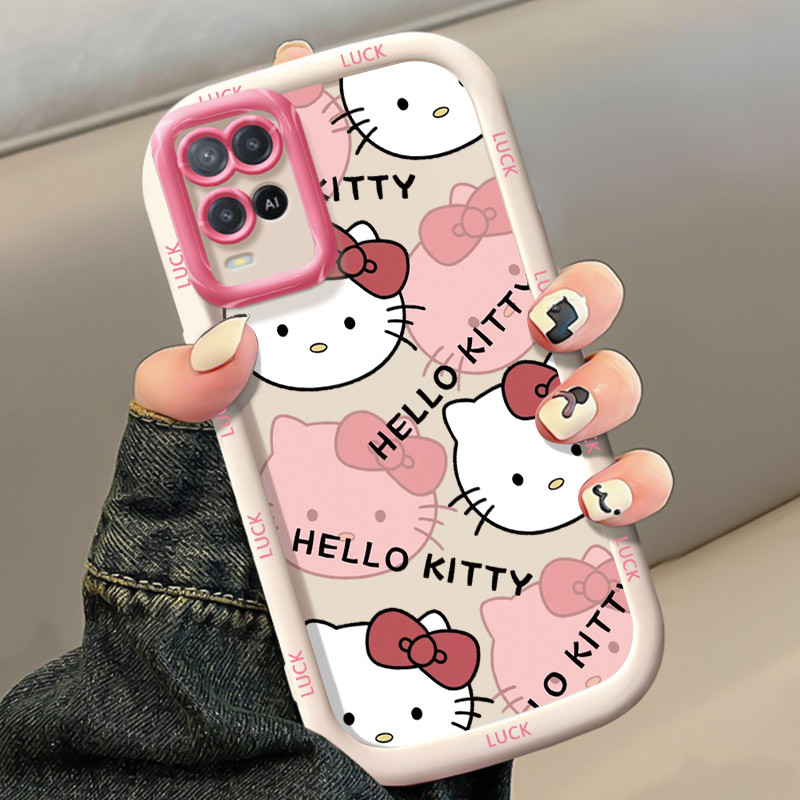 Ốp Lưng OPPO A54 4G Ốp SiliconCase Mèo đáng yêu KL0235