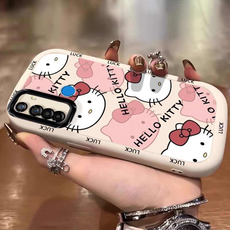 Ốp Lưng Realme 5 5i 5s 6i C3 C3i Narzo 10 Narzo 10A Narzo 20A Ốp SiliconCase Mèo đáng yêu KL0235
