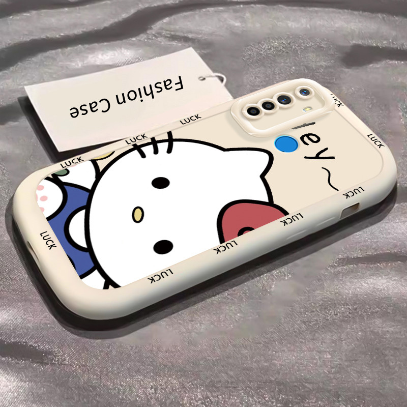 Ốp Lưng Realme 5 5i 5s 6i C3 C3i Narzo 10 Narzo 10A Narzo 20A Ốp SiliconCase Mèo đáng yêu KL0235