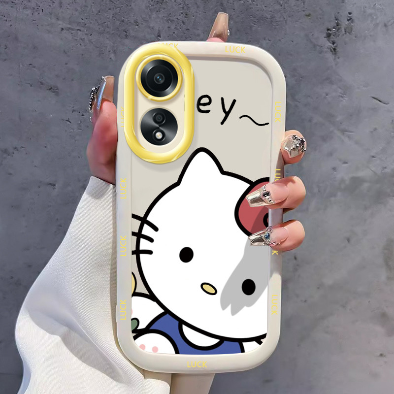 Ốp Lưng OPPO A58 4G A78 4G A58 5G A58X 5G A78 5G A1X 5G A2X 5G Ốp SiliconCase Mèo đáng yêu KL0235