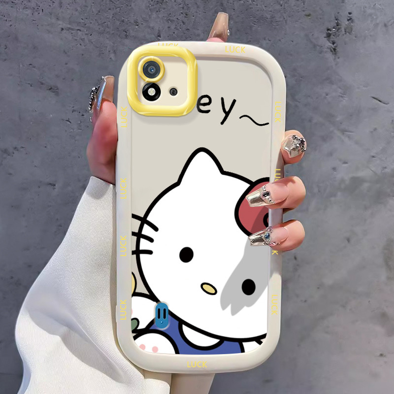 Ốp Lưng Realme C20 C20A C11 2020 C11 2021 Ốp SiliconCase Mèo đáng yêu KL0235
