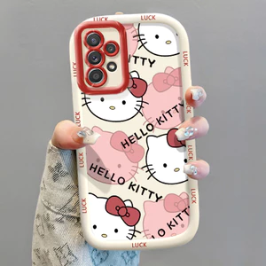 Ốp Lưng Samsung A52 4G A52 5G A52s 5G A13 5G A04s A23 5G M23 F23 A32 4G A33 5G A53 5G Ốp SiliconCase Mèo đáng yêu KL0235