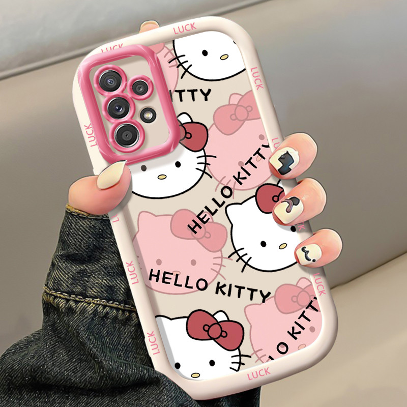 Ốp Lưng Samsung A52 4G A52 5G A52s 5G A13 5G A04s A23 5G M23 F23 A32 4G A33 5G A53 5G Ốp SiliconCase Mèo đáng yêu KL0235