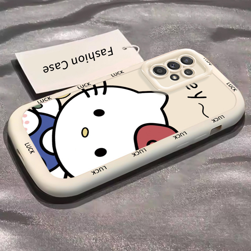 Ốp Lưng Samsung A52 4G A52 5G A52s 5G A13 5G A04s A23 5G M23 F23 A32 4G A33 5G A53 5G Ốp SiliconCase Mèo đáng yêu KL0235