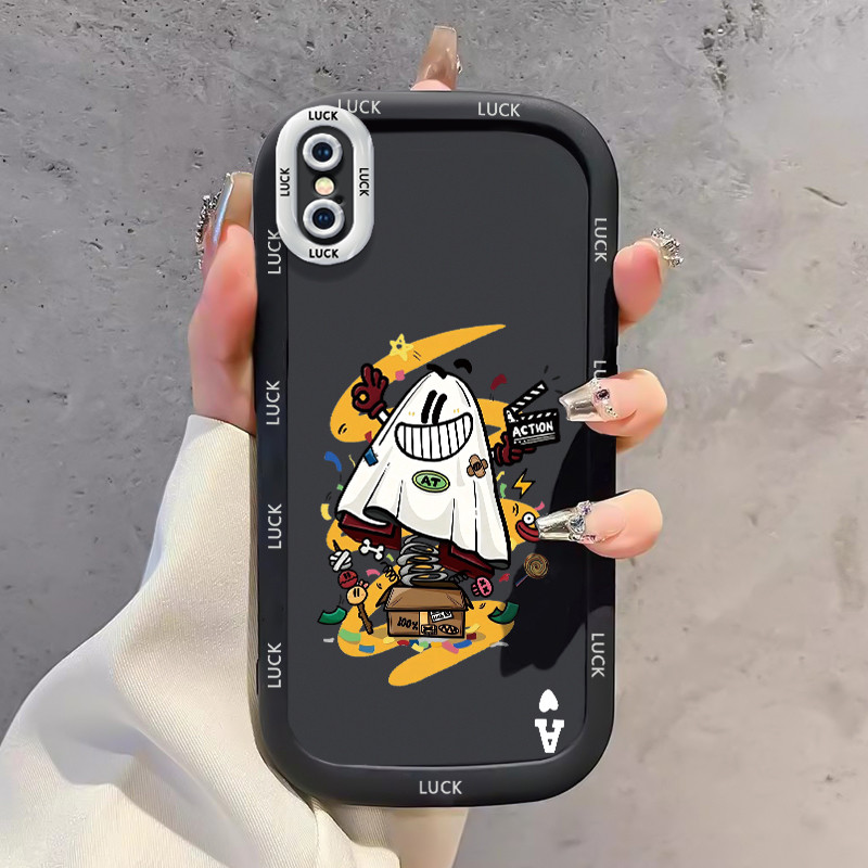 Ốp Lưng iPhone X Xs Xr Xs Max 7 Plus 8 Plus Ốp Silicon Case Hoạt hình HS0026