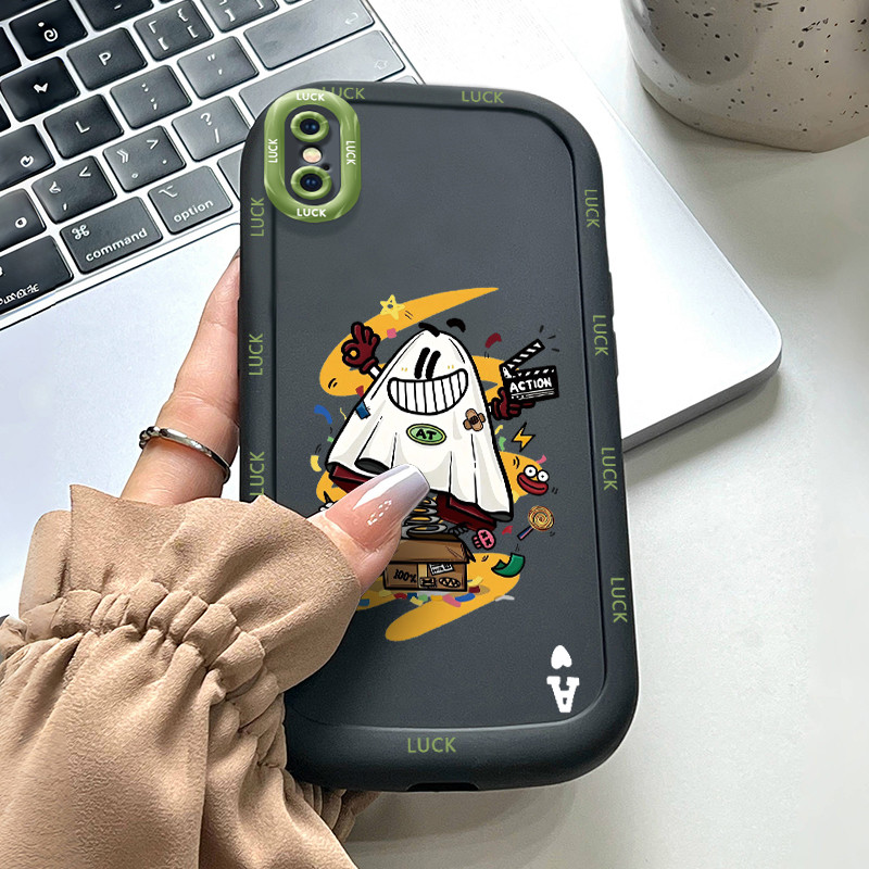 Ốp Lưng iPhone X Xs Xr Xs Max 7 Plus 8 Plus Ốp Silicon Case Hoạt hình HS0026