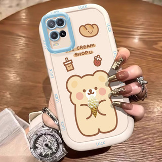 Ốp Lưng OPPO A54 4G Ốp Silicon Case Gấu Nhỏ KL0240