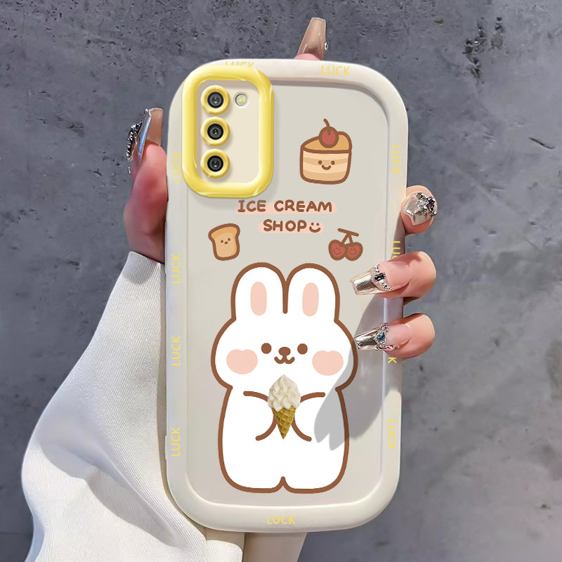Ốp Lưng Samsung A02S A03S M02S F02S Ốp Silicon Case Gấu Nhỏ KL0240