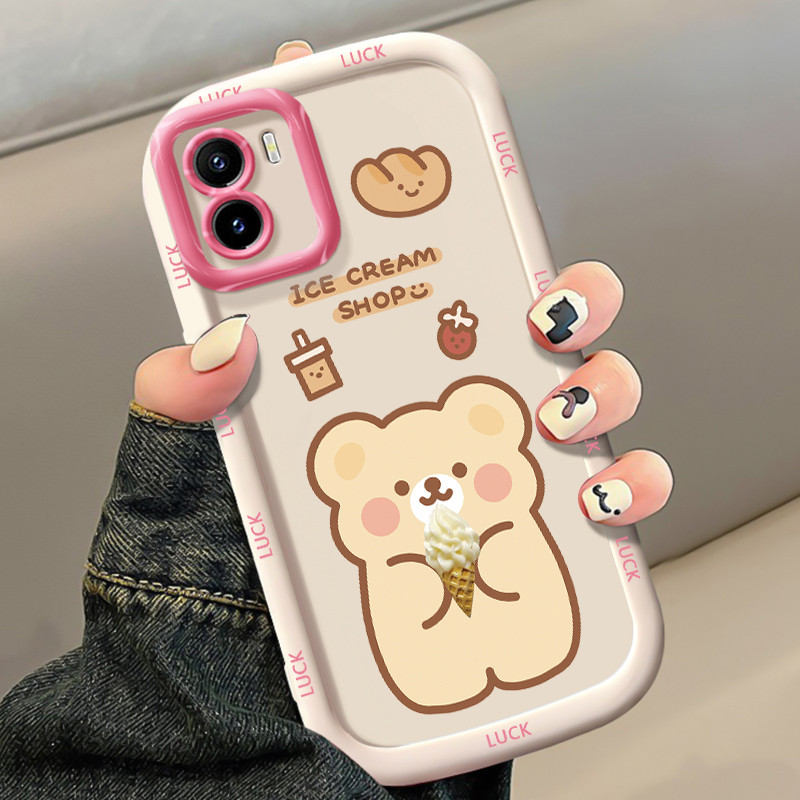 Ốp Lưng VIVO Y15S Y15A Y15C Y01 Ốp Silicon Case Gấu Nhỏ KL0240
