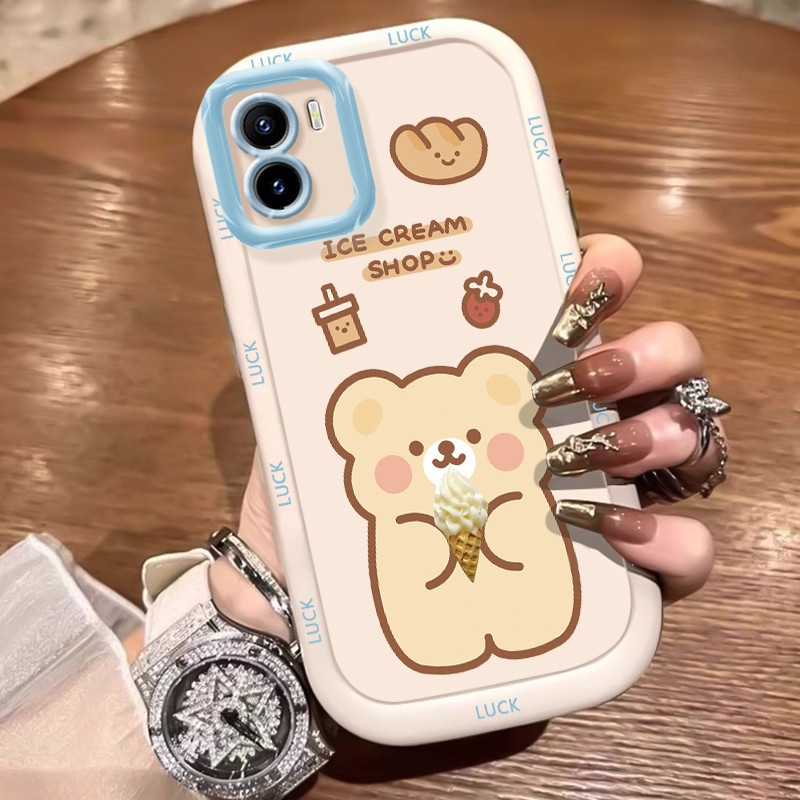 Ốp Lưng VIVO Y15S Y15A Y15C Y01 Ốp Silicon Case Gấu Nhỏ KL0240