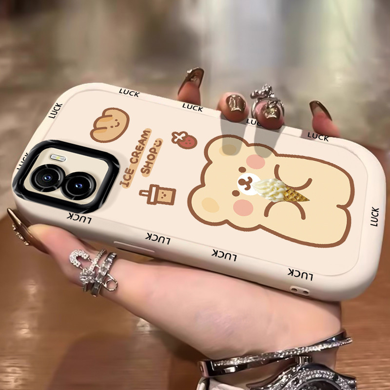 Ốp Lưng VIVO Y15S Y15A Y15C Y01 Ốp Silicon Case Gấu Nhỏ KL0240