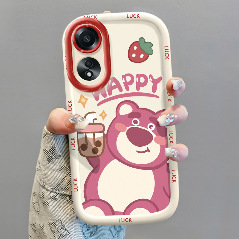 Ốp Lưng OPPO A58 4G A78 4G A58 5G A58X 5G A78 5G A1X 5G A2X 5G Ốp SiliconCase Gấu đáng yêu KL0241
