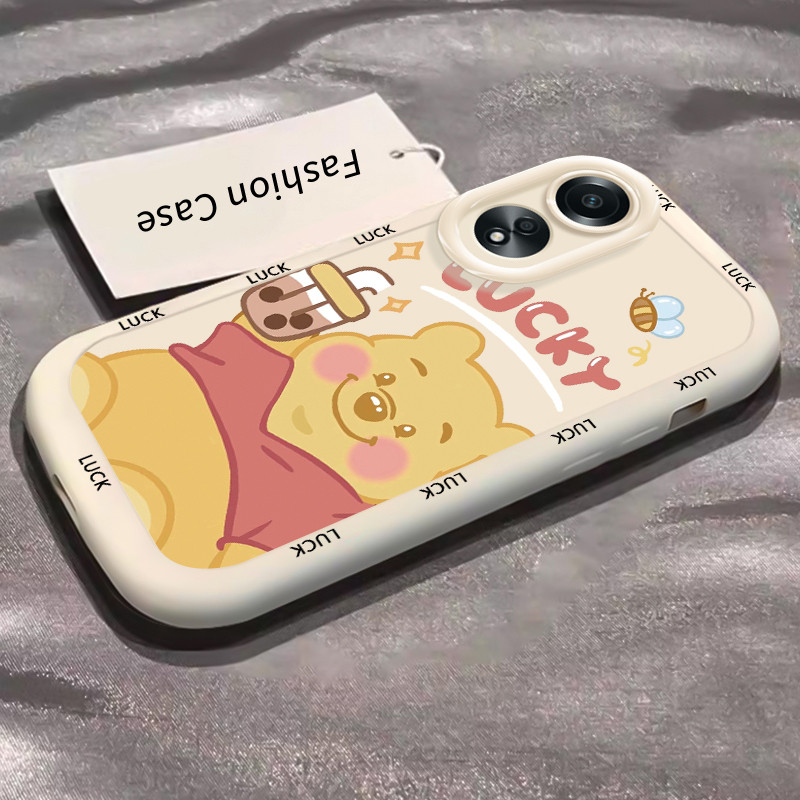 Ốp Lưng OPPO A58 4G A78 4G A58 5G A58X 5G A78 5G A1X 5G A2X 5G Ốp SiliconCase Gấu đáng yêu KL0241