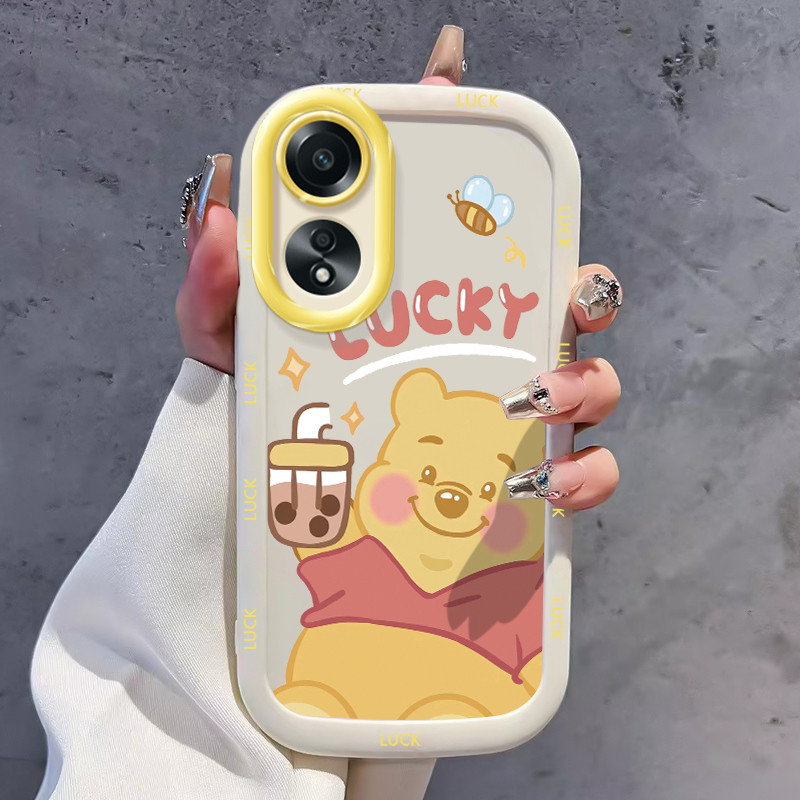 Ốp Lưng OPPO A58 4G A78 4G A58 5G A58X 5G A78 5G A1X 5G A2X 5G Ốp SiliconCase Gấu đáng yêu KL0241