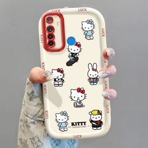 Ốp Lưng Realme 5 5i 5s 6i C3 C3i Narzo 10 Narzo 10A Narzo 20A Ốp SiliconCase Mèo đáng yêu KL0254
