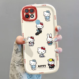 Ốp Lưng OPPO A15 A15s A35 4G Ốp SiliconCase Mèo đáng yêu KL0254