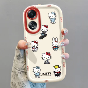 Ốp Lưng OPPO A58 4G A78 4G A58 5G A58X 5G A78 5G A1X 5G A2X 5G Ốp SiliconCase Mèo đáng yêu KL0254