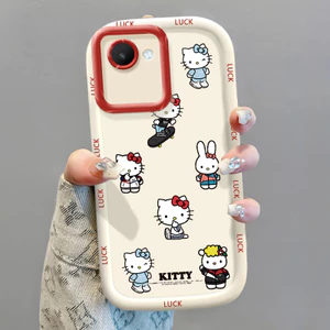Ốp Lưng Realme C30 C30s Narzo 50i Prime Ốp SiliconCase Mèo đáng yêu KL0254