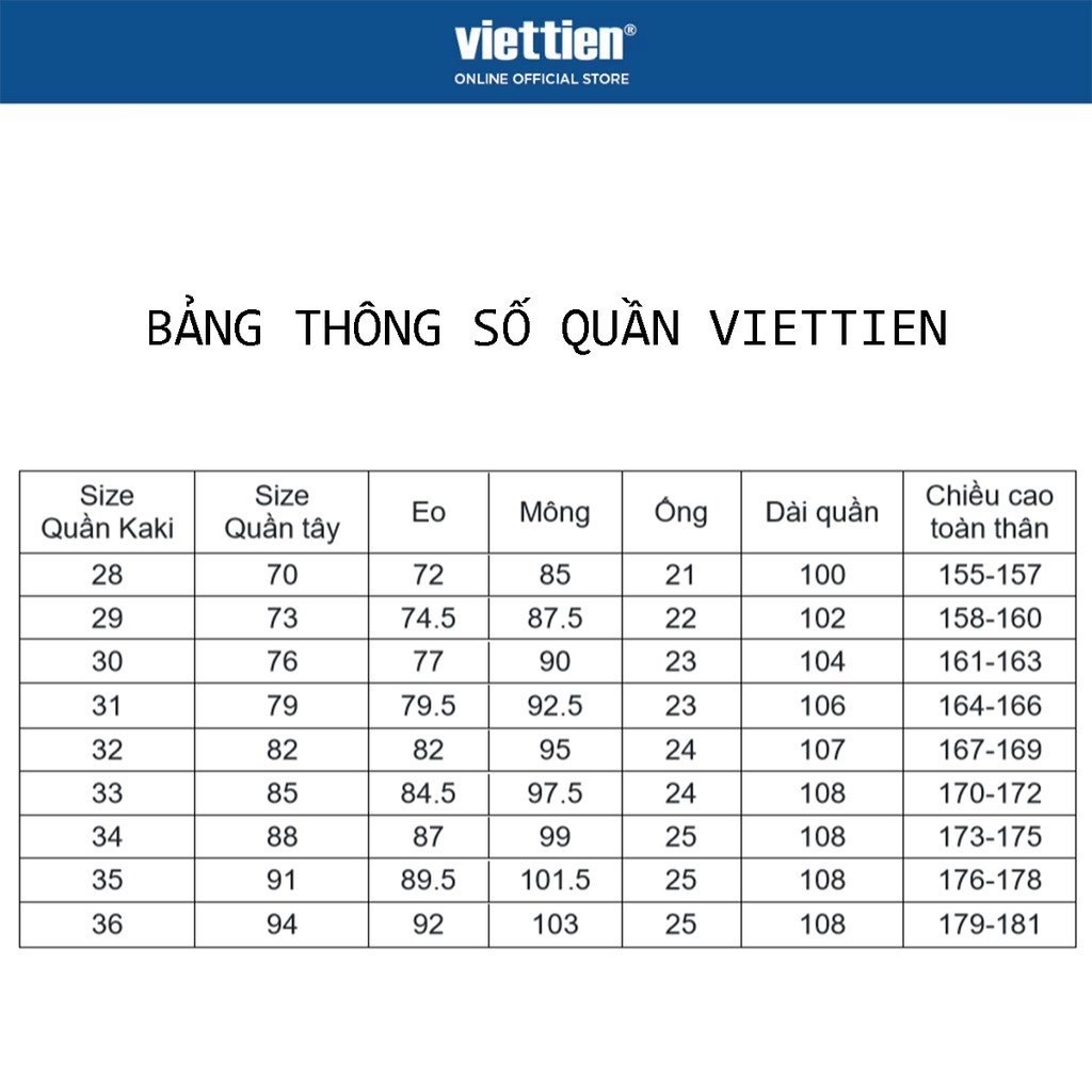 VIETTIEN SALE - Quần Jean Việt Tiến, Màu Xanh Đậm, Họa Tiết Trơn, Form Regular Chất liệu Cao cấp