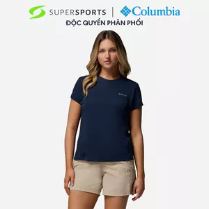 Áo Thun Nữ Columbia Zero Rules Light Short Sleeve Crew - Xanh Navy - 2131721465