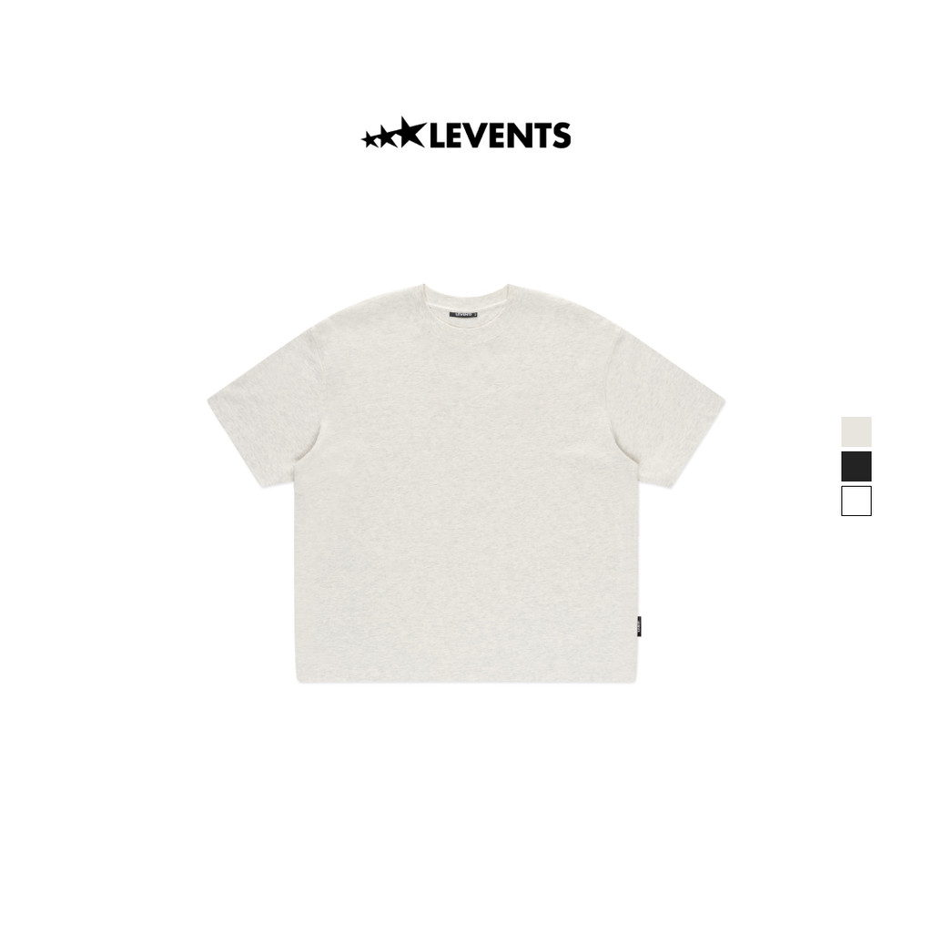 Áo Thun Trơn Levents Blank Semi-Oversized Tee 100% Cotton T-shirt | BigBuy360 - bigbuy360.vn