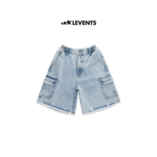 Quần Đùi Levents Cargo Denim Short Jeans/ Blue Denim