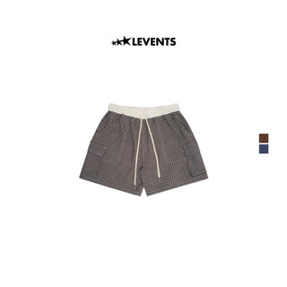Quần Đùi Levents Sporty Plaid Cargo Shorts Kẻ Sọc Caro Hopsack