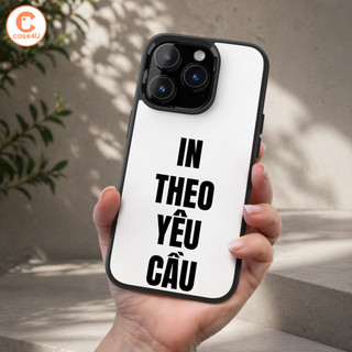 [In Theo Yêu Cầu] Ốp Lưng Cho iPhone Samsung, Ốp Cứng Viền Dẻo In Hình, Logo Theo Yêu Cầu