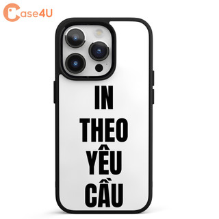 [In Theo Yêu Cầu] Ốp Lưng Cho iPhone Samsung, Ốp Cứng Viền Dẻo In Hình, Logo Theo Yêu Cầu