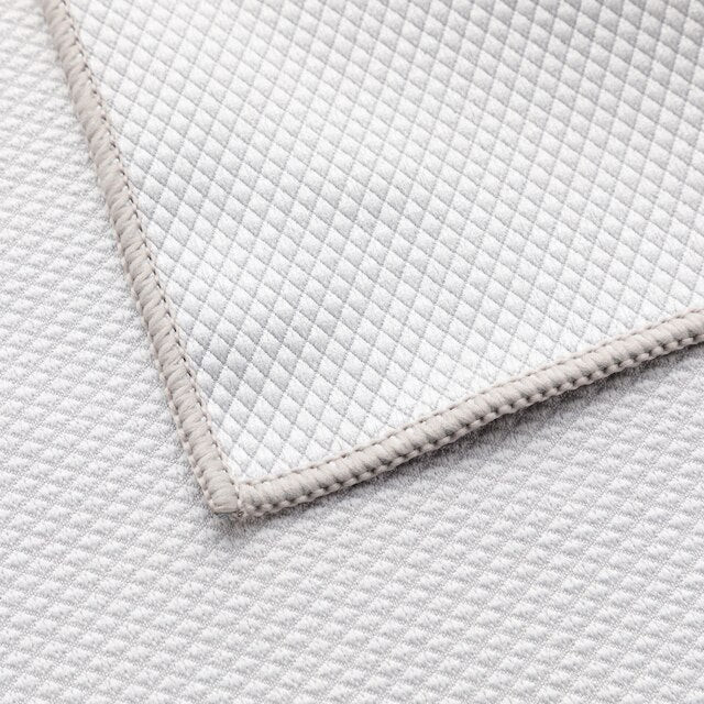 NITORI Khăn Microfiber Lau Kính 2 Cái 34x34x0.1cm Màu Xám Nhạt | BigBuy360 - bigbuy360.vn