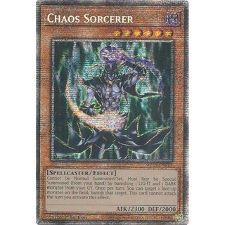 [ Bài Yugioh Chính Hãng ] Chaos Sorcerer - MP25-EN019 - Starlight Rare 1st Edition