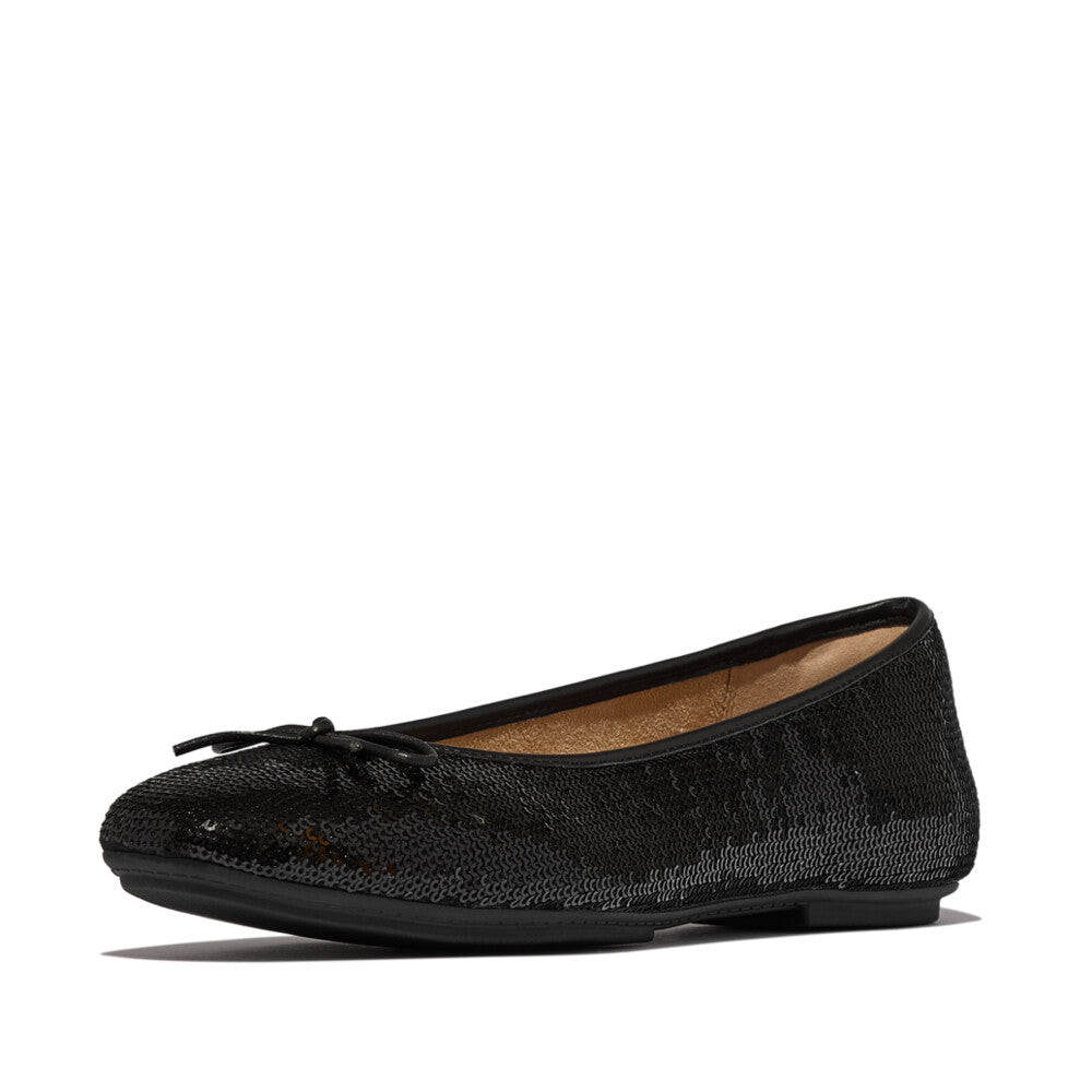 Giày Ballerina Nữ DELICATO BOW SEQUIN BALLET FLATS E3H-001