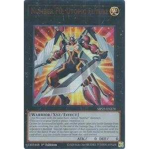 Number F0: Utopic Future - MP25-EN270 - Ultra Rare 1st Edition