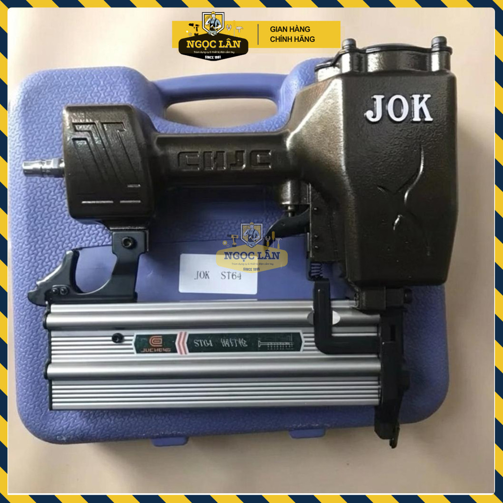Dụng Cụ Bắn Đinh Bê Tông JOK Khí Nén ST64, Chuyên Dùng Đinh 18-64mm