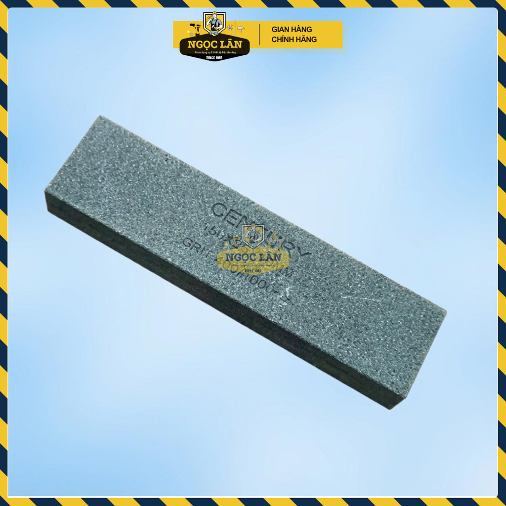Đá Mài Dao Kéo 2 Mặt Century Cao Cấp - Kích Thước 200x50x25mm Chuyên Dụng Cho Nhà Bếp