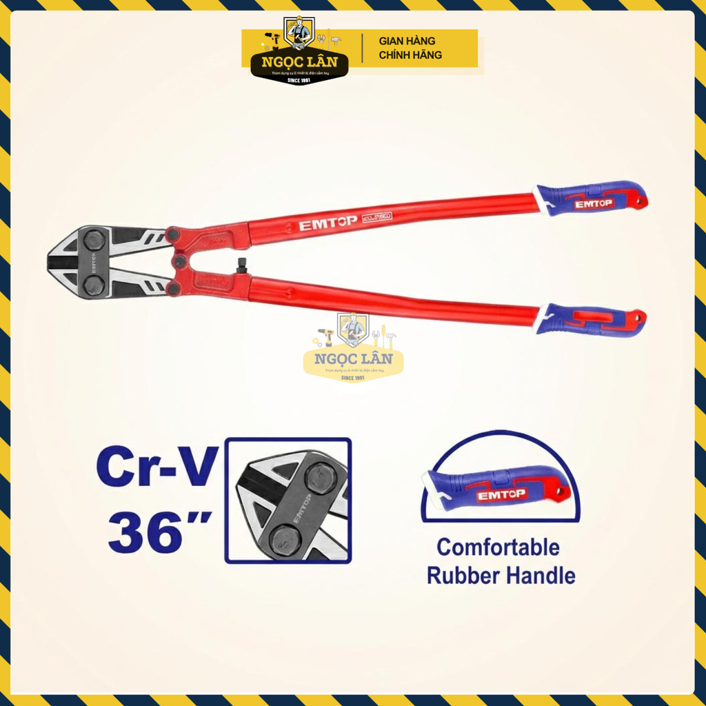 Kìm Cộng Lực EMTOP 36 Inch Lưỡi Cr-V Cao Cấp