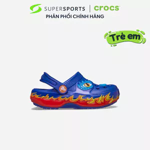 Giày Clog Trẻ Em Crocs Iam Dragon Lights Classic - Xanh Dương - 212510-4KZ
