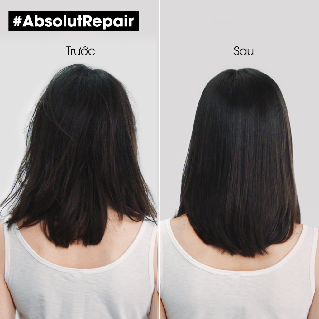 Combo gội 300ml & dầu hấp 250ml  phục hồi hư tổn toàn diện L'Oréal Professionnel Serie Expert Absolut Repair Golden