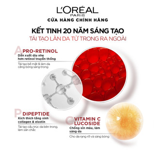 VB_ Bộ đôi kem dưỡng chống lão hóa, giúp căng sáng và tươi trẻ làn da L'Oréal Paris Revitalift Cream 50ml