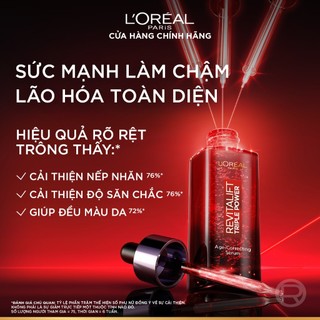 VB_Bộ dưỡng chất serum, kem dưỡng SPF25 peptides giảm nhăn, săn chắc da L'Oreal Paris Revitalift Triple Power 30ml, 50ml