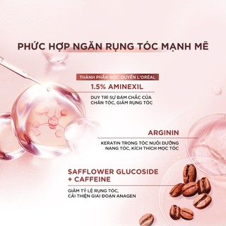 VB_ Bộ dầu gội & xịt serum ngăn ngừa & giảm gãy rụng tóc, tóc chắc khỏe hơn L’oreal Paris Full Resist 440ml & 90ml