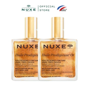 Combo 2 Gói dầu dưỡng da đa năng có nhũ Nuxe Huile Prodigieuse Shimmery 1.5ml (2 x 1.5ml)