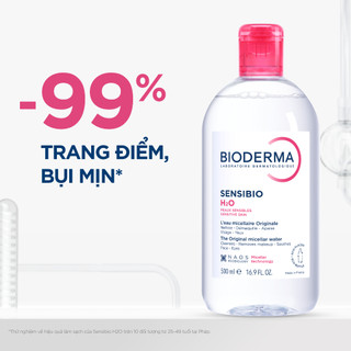 [ĐÃ KÈM BÔNG TẨY TRANG 2026] Bộ đôi nước tẩy trang, cân bằng da Bioderma Sensibio H2O 500ml và Sensibio Tonique 250ml