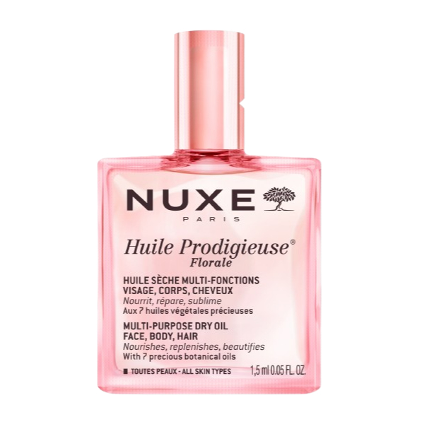 [Quà tặng không bán] Combo 2 Gói dầu dưỡng da đa năng hương hoa Nuxe Huile Prodigieuse Florale 1.5ml  (2 x 1.5ml)