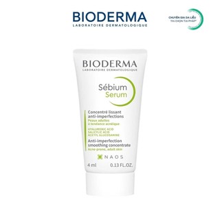 [QUÀ TẶNG KHÔNG BÁN] Tinh chất sáng mịn, mờ thâm Bioderma Sébium Serum cải thiện toàn diện da dầu mụn - 4mlx2