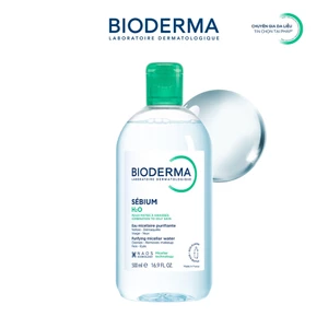 Dung dịch làm sạch tẩy trang cho da hỗn hợp, dầu mụn Bioderma Sebium H2O - 500ml