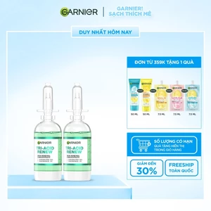 Bộ 2 Serum Garnier thế hệ mới 15% [PHA,AHA BHA ,NIACINAMIDE] giúp da trông sáng, láng, khỏe hơn 20ml x 2