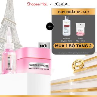 VB _ Dưỡng chất sạch tế bào da chết peel 25ml, kem sáng da Melasyl mờ thâm mụn, nám L'Oreal Paris Glycolic Bright 50ml