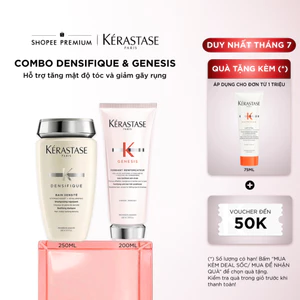Bộ gội xả giúp giảm gãy rụng và tăng mật độ tóc - Kérastase Genesis & Densité